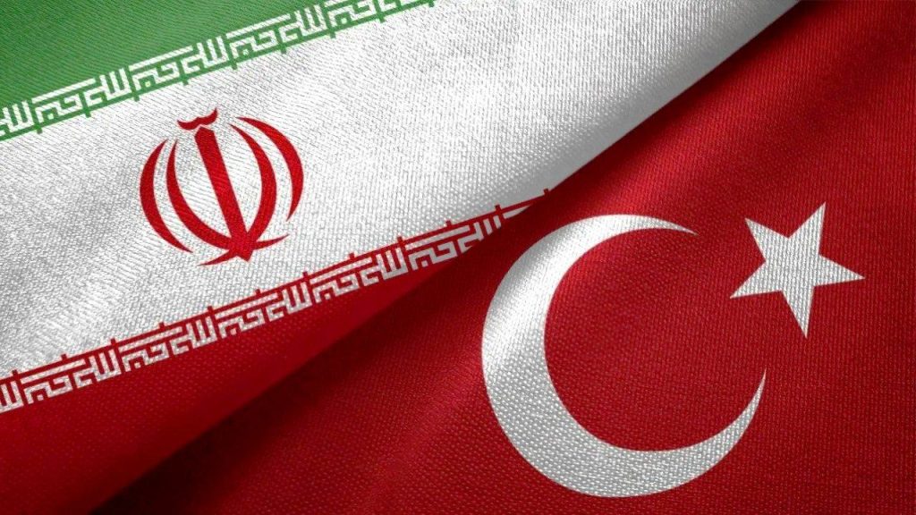 Iran and Turkey flags