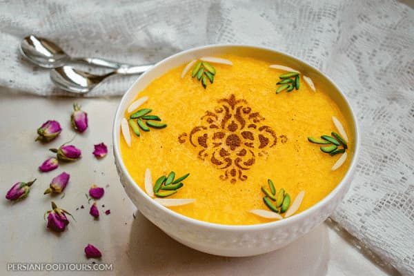 Saffron Pudding